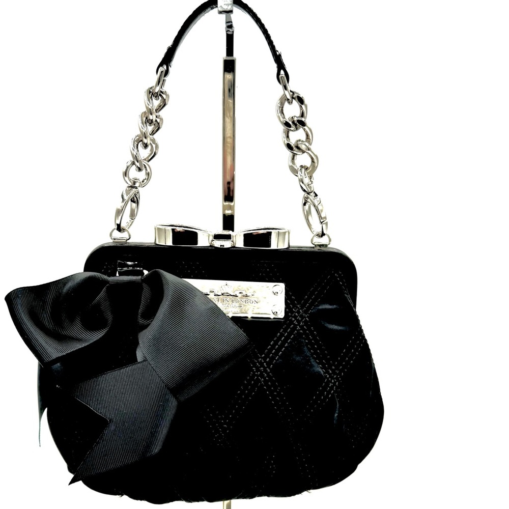 My Flat in London Mini Madison Black Handbag